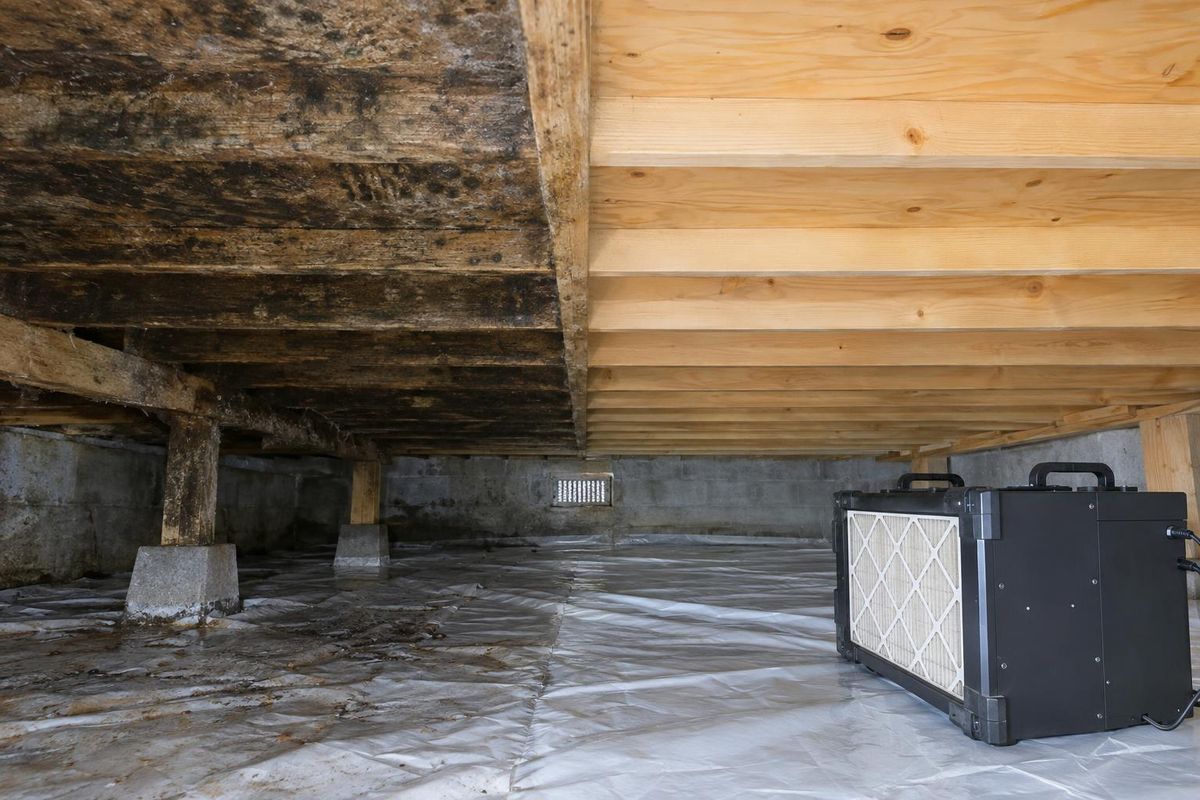 Mold on wood