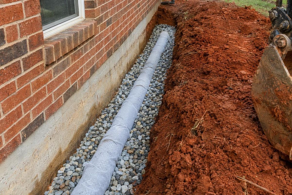 Exterior French Drains